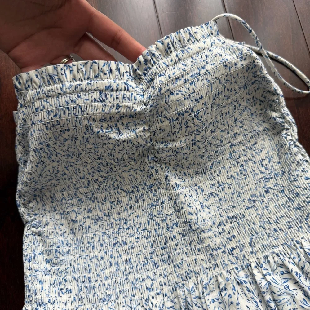 H&M Women's Floral Dress Size S Removable Straps Romantic, Spring, Cottage Core - Picture 4 of 8